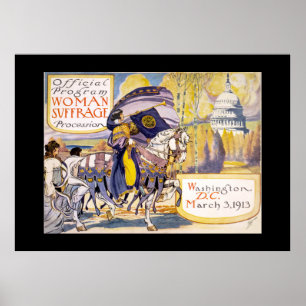 Vintage Women's Suffrage ポスター