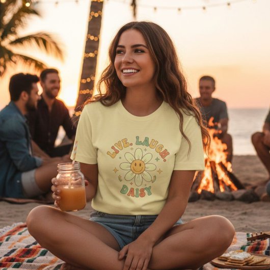 Vintage Womens Tshirts Daisy Floral Tシャツ