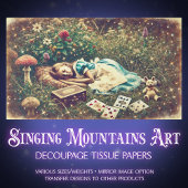 Vintage Wonderland Dreams Decoupage 薄葉紙