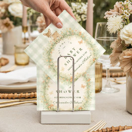 Vintage Woodland Deer Baby Shower スタンダードカクテルナプキン