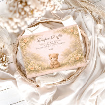 Vintage Woodland Teddy Diapper Raffle 