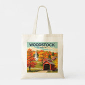 Vintage Woodstock Vermont トートバッグ (裏面)