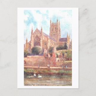 Vintage Worcester Cathedral ポストカード
