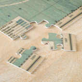 Vintage World Map ジグソーパズル (側面)