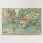 Vintage World Map ジグソーパズル (横)