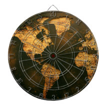 Vintage World Map Antique Cartography Art