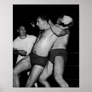 Vintage Wrestling Poster Series ポスター