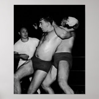 Vintage Wrestling Poster Series ポスター
