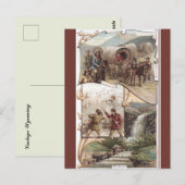 Vintage Wyoming ポストカード (正面/裏面)