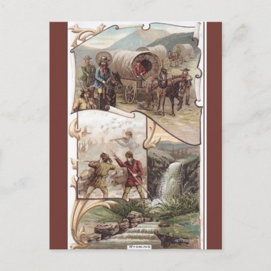 Vintage Wyoming ポストカード (正面)