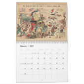 Vintage Yellow Kid 2026 Wall Calendar カレンダー (2月 2027)
