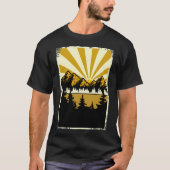 Vintage Yellow Mountains Tシャツ (正面)