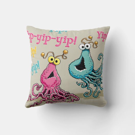 Vintage Yip-Yips クッション (裏面)