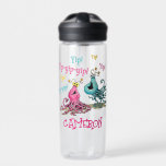 Vintage Yip-Yips | Add Your Name ウォーターボトル<br><div class="desc">Personalize this classic art style of the Martians on your Zazzle product.         ©  2022 Sesame Workshop. www.sesamestreet.org</div>