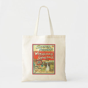 Vintage Yorkshire Railroad Tourist Guide Cover Art トートバッグ