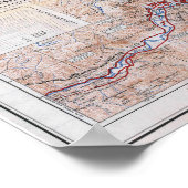 Vintage Yosemite National Park Map 1934 ポスター (角)