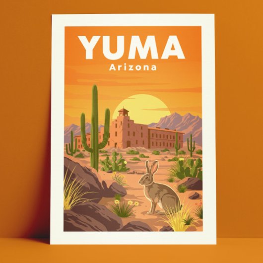 Vintage Yuma Arizona ポストカード