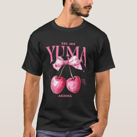 Vintage Yuma Arizona AZ Retro City Tシャツ (正面)