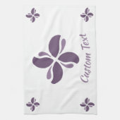 Vintage Zen Echo Lilac Kiss キッチンタオル (縦)