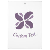 Vintage Zen Echo Lilac Kiss クリップボード (裏面)