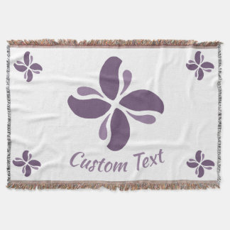 Vintage Zen Echo Lilac Kiss スローブランケット