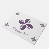 Vintage Zen Echo Lilac Kiss ドアマット (アングル)