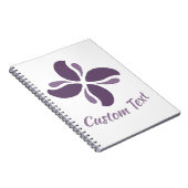 Vintage Zen Echo Lilac Kiss ノートブック (右側)