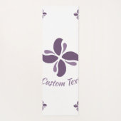 Vintage Zen Echo Lilac Kiss ヨガマット (裏面)