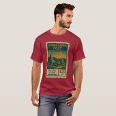 Vintage Zimbabwe Postage Stamp Tシャツ (正面フル)