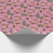 Vintage Zoo Animals ラッピングペーパー (角)