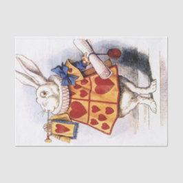 VintageAlice in Wonderland白うさぎデカップワイン 薄葉紙