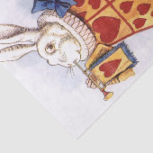 VintageAlice in Wonderland白うさぎデカップワイン 薄葉紙 (詳細)