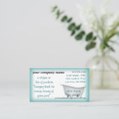 VintageBathtub2ビジネスカードカスタマイズ選択 名刺 (スタンド正面)