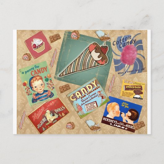 vintagecandie.jpg ポストカード (正面)