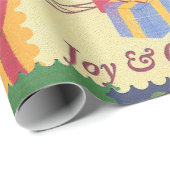 VintageChristmas Postal Stamps  ラッピングペーパー (ロールコーナー)