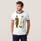 VINTAGED Men's Basic Ringer Tシャツ (正面フル)