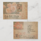 VintageFlowerGrunge -名刺 名刺 (正面/裏面)