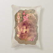 VintageGirlフレームソフトフローラ アクセントクッション (裏面(縦))