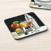 VintageMARTINIのデザイン、コルクのコースター コースター (左側)