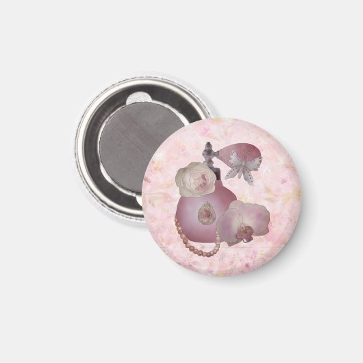 Vintager Parfüm-Button マグネット (正面/裏面)