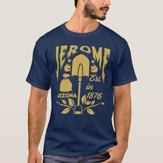VintageStyle Jerome Arizona American Historic Mini Tシャツ (正面)