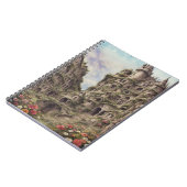 vintaje fantasy house flowers 2 ノートブック (左側)