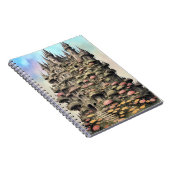 vintaje fantasy house flowers 4 ノートブック (右側)