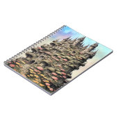 vintaje fantasy house flowers 4 ノートブック (左側)