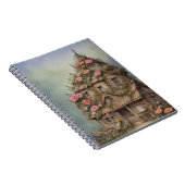 vintaje fantasy house flowers 5 ノートブック (右側)