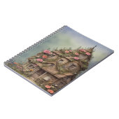 vintaje fantasy house flowers 5 ノートブック (左側)