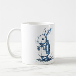vintaje little bunny hobby doctor sin fondo コーヒーマグカップ
