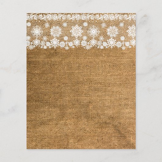 Vinter Holidays クリスマス パーソナライズ フライヤー (正面)