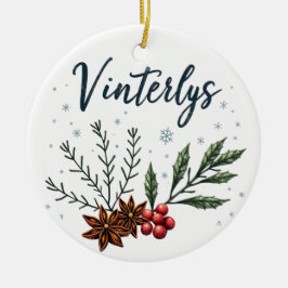Vinterlys Scandinavian Christmas Ornament セラミックオーナメント