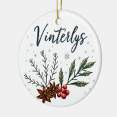 Vinterlys Scandinavian Christmas Ornament セラミックオーナメント (左)